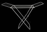 ITY White Metal Clothes Dryer - H8502