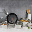 T-FAL Unlimited Stainless Steel 10Pc Cookware Set - H868SA54