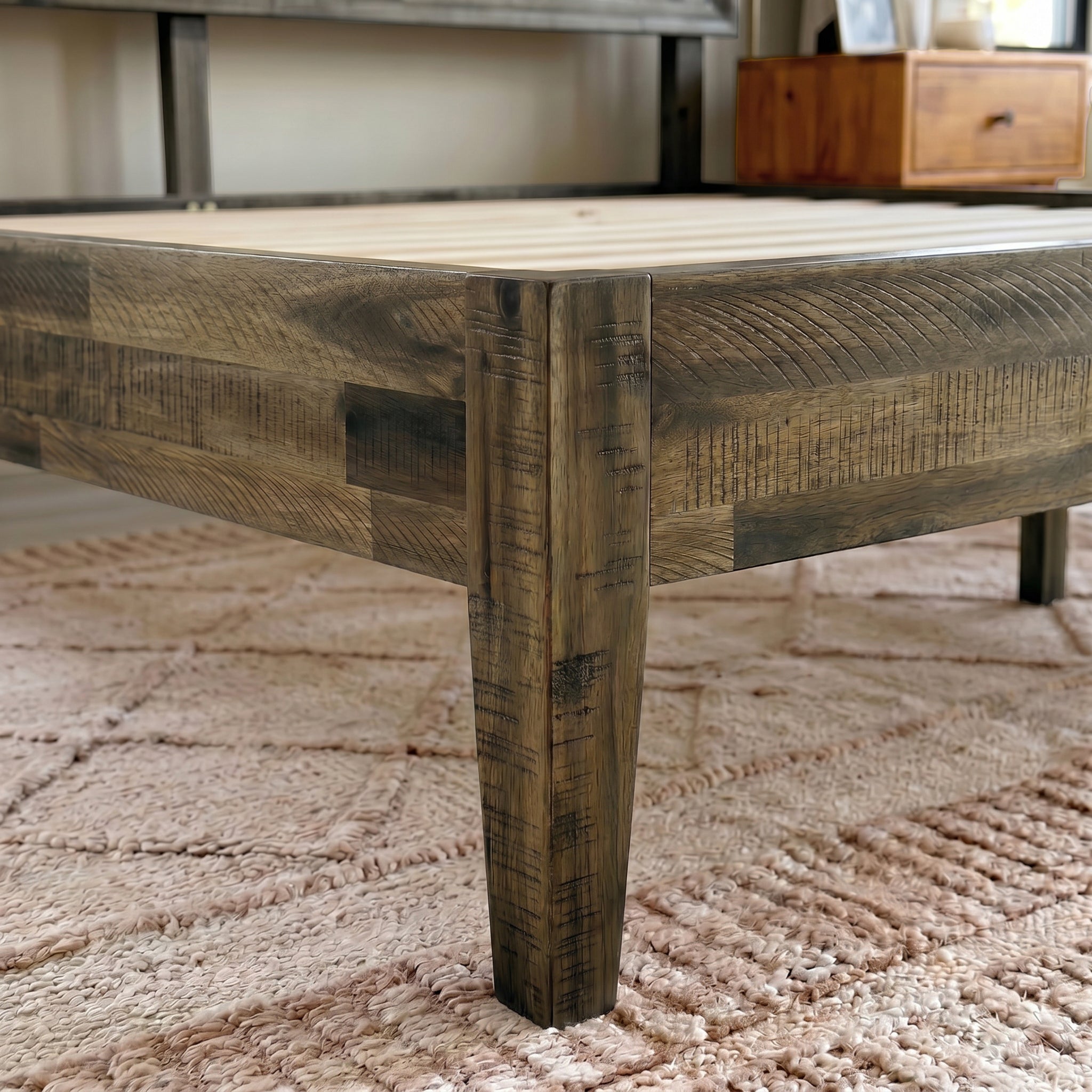 Sierra Deluxe Solid Wood Bed Frame