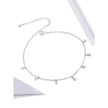 The Minimalist 925 Sterling Silver Tassel Anklet
