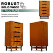 Elara Solid Wood Dresser with 5 Drawers