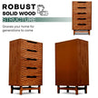 Elara Solid Wood Dresser with 5 Drawers