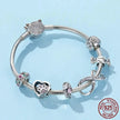 Dazzle in Elegance with 925 Sterling Silver CZ Beads for Bracelets & Bangles