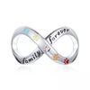 925 Sterling Silver Clear 5A Crystal Collection Family Heart X-Shape Charm Beads for Charm Bracelet & Necklace Pendant