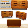 Elara Solid Wood Dresser with 6 Drawers