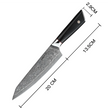 HAGAKURE 21 | Chef Knife Knife 8