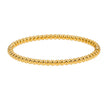 Style HANXI : Bracelet classique à perles rondes en or