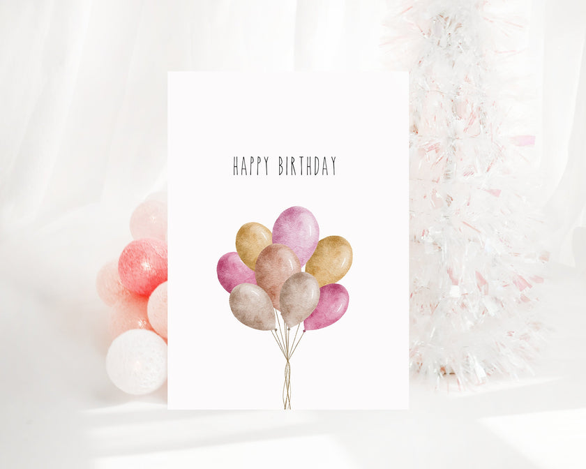 Happy Birthday Balloon Bunch