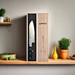 Couteau Santoku HAYAMI 180 - VG10 - Acier damassé à 33 couches - 180 mm