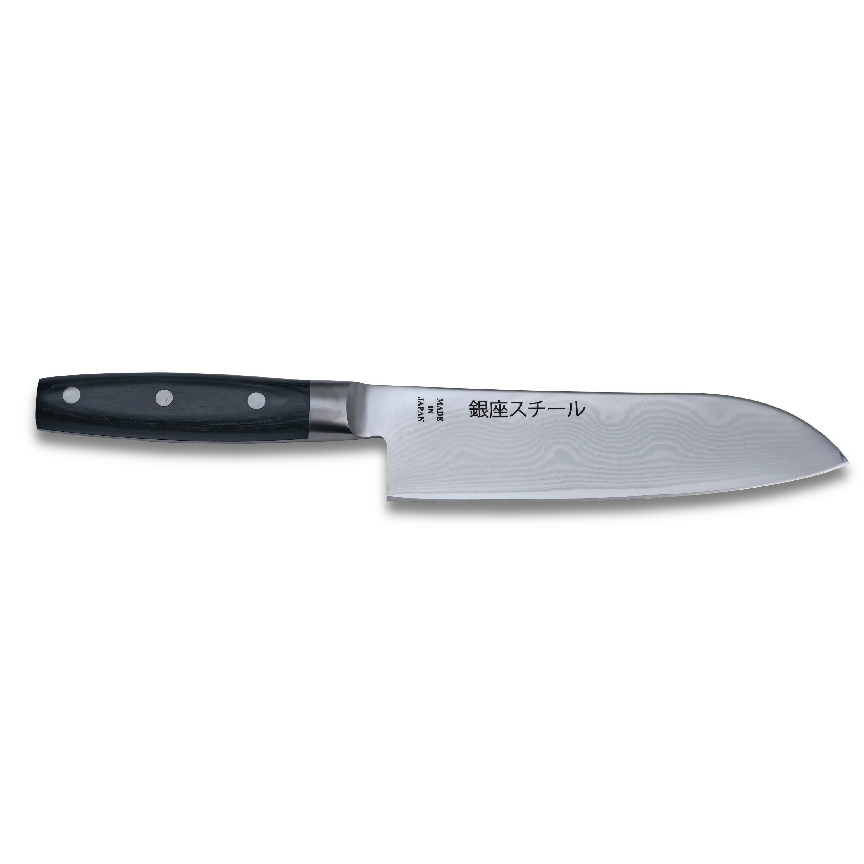 Couteau Santoku HAYAMI 180 - VG10 - Acier damassé à 33 couches - 180 mm