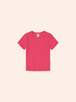 Cherry Rib Tee | Cherry | Huxbaby