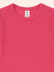 Cherry Rib Tee | Cherry | Huxbaby