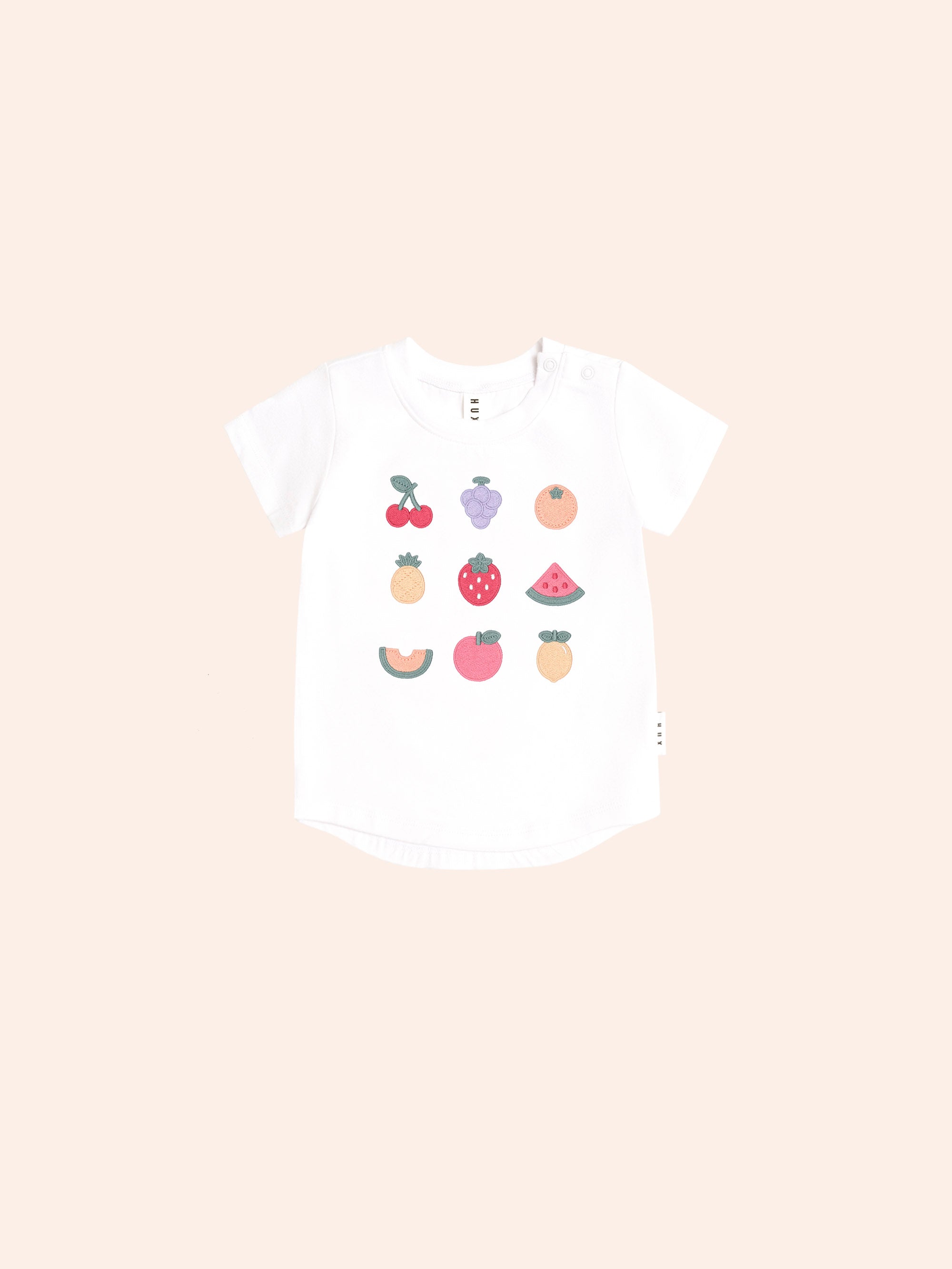 Fruit Salad Tee | White | Huxbaby