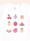Fruit Salad Tee | White | Huxbaby