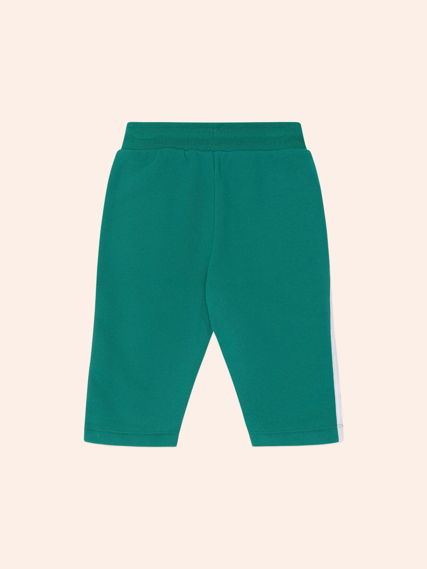 Racer Stripe Trackpant | Emerald | Huxbaby