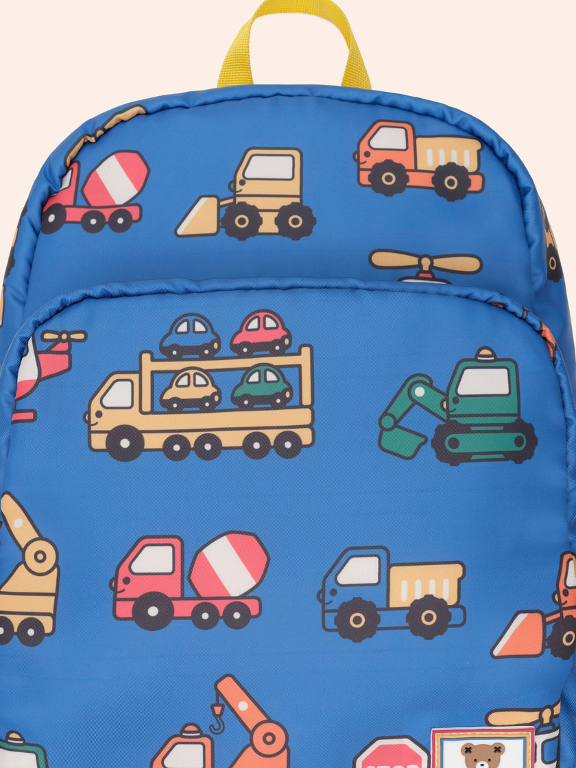 Traffic Jam Backpack |  Navy | Huxbaby
