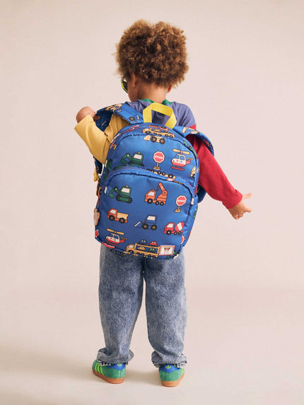 Traffic Jam Backpack |  Navy | Huxbaby