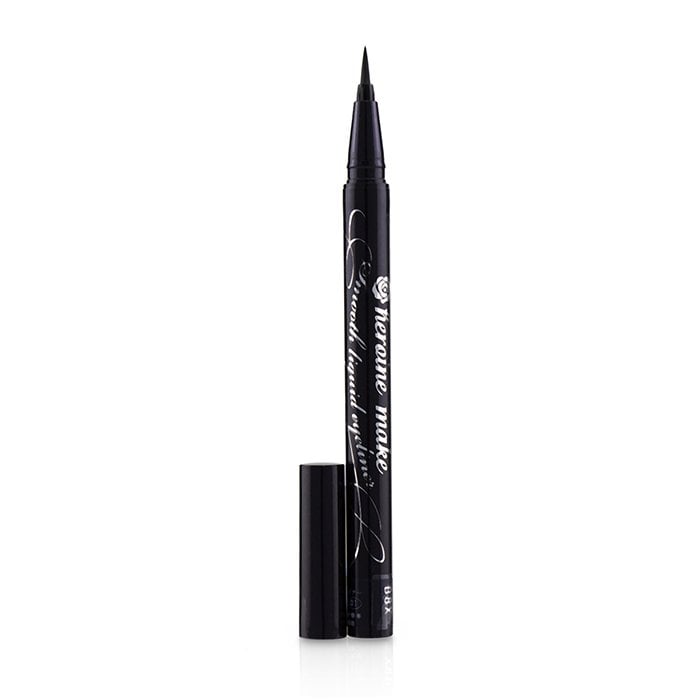 Kiss Me Heroine Make Smooth Waterproof Liquid Eyeliner, #01 Black, 1 Ounce