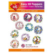 Hearty Crafts Easy 3D Toppers Spring Flower Wreath