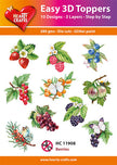 Hearty Crafts - Easy 3D-Toppers Berries