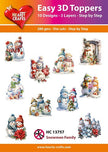Hearty Crafts - Easy 3D - Snowmen Family
