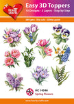 Hearty Crafts Easy 3D Topper - Spring Flowers