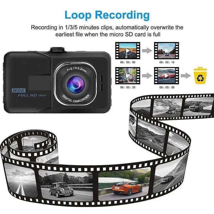 HD Dash Cam Day & Night Vision HDMI Driving Recorder