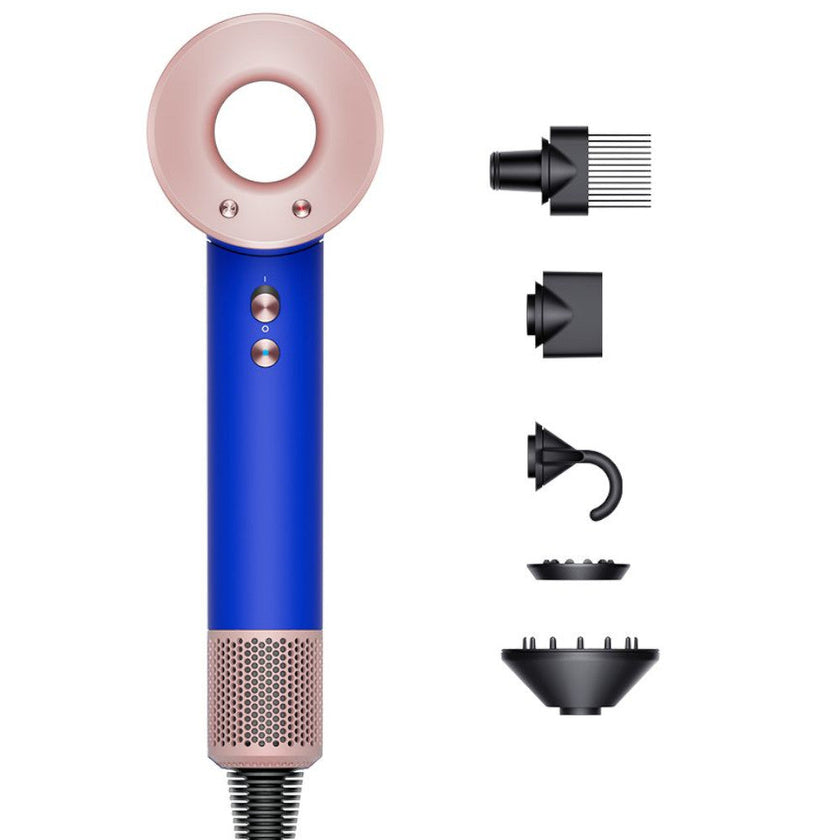 DYSON OFFICIAL OUTLET - HD07 Supersonic Hair Dryer Blue\Blush - Refurbished with 1 year Dyson Warranty - (Excellent) - HD07