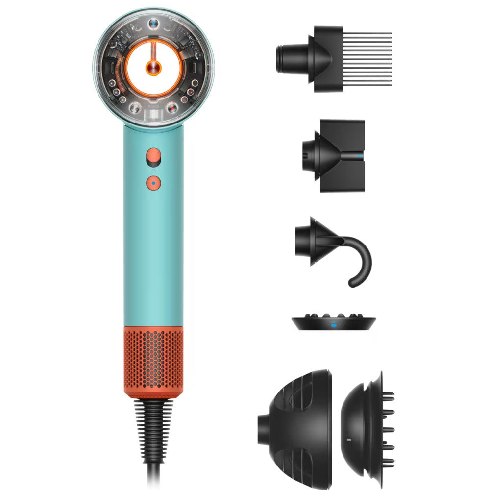 DYSON OFFICIAL OUTLET - Supersonic Hair Dryer Nural Ceramic Patina+Topaz - Refurbished with 1 year Dyson Warranty - (Excellent) - HD16V2