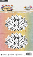 HE Stamp & Cutting Die Waterlily Dragonfly Dreams 89x137x3mm 2 Pieces
