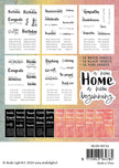 HE Sticker Paper Pad Sentiments Dragonfly Dreams 105x148x3mm 20 Sheets
