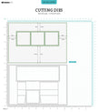 HEN Cutting Dies A5 Trio Flip Card Natures Dream 145x210x1mm 6 PC nr.708