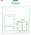 HEN Cutting Dies Square Due Flip Card Natures Dream 135x205x1mm 6 PC nr.709