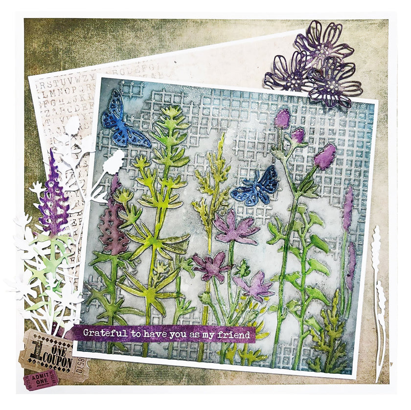 HE Cutting Die Thistle Nature's Dream 2 - 3 PC