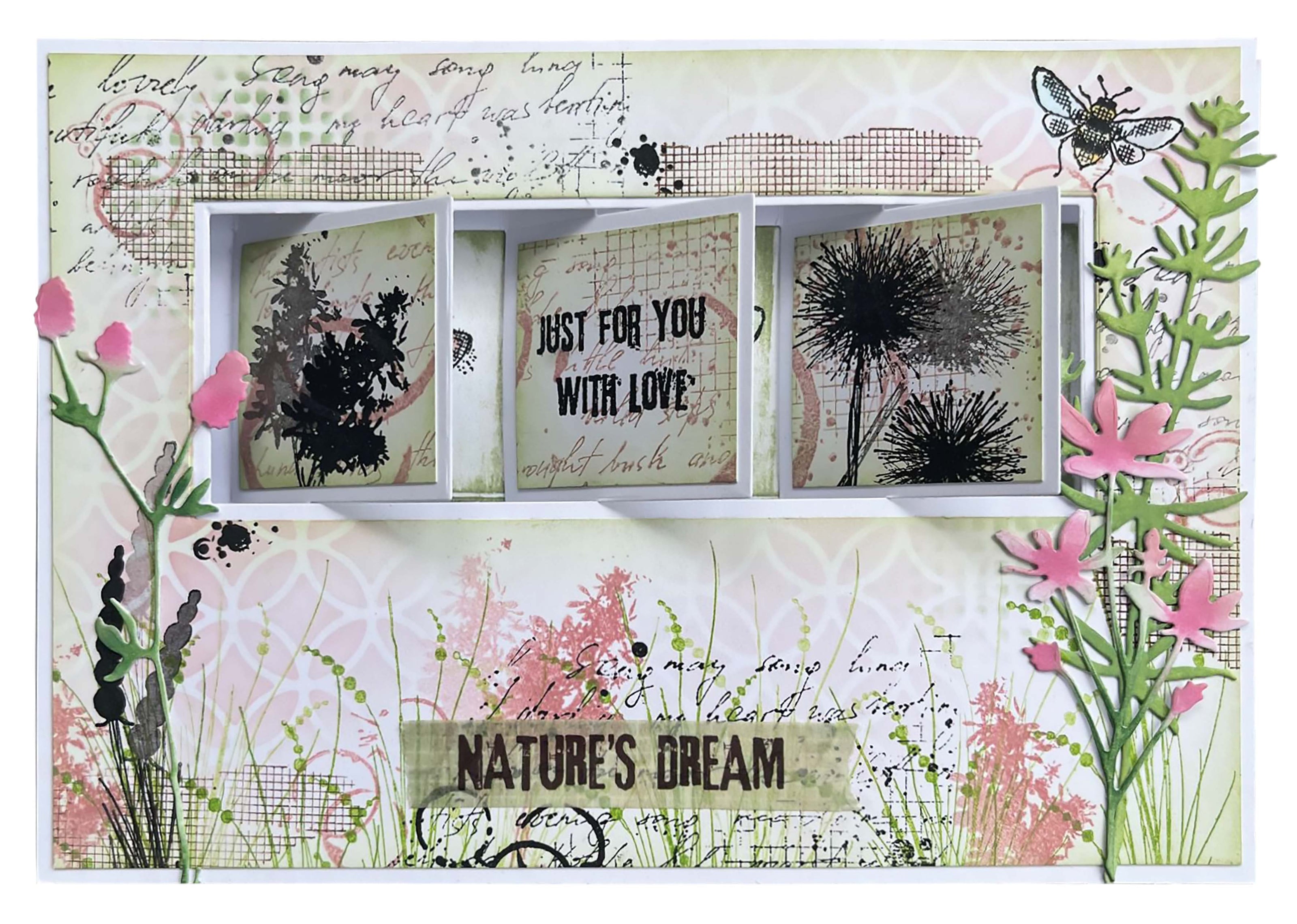 HEN Washi Tape Wonderful Dreams Natures Dream 77,5x37x37mm 6 PC nr.16