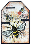 HE Clear Stamp Floral Bits Sweet Bee Memories 16 PC