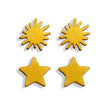 HEAVENLY 2-Pair Stud Earrings Set