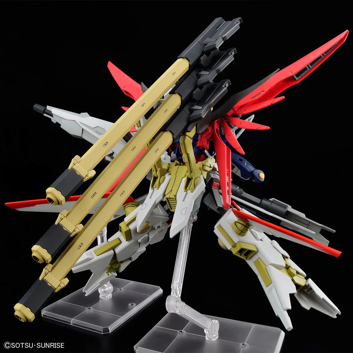 Bandai HGCE DESTINY GUNDAM Spec II & ZEUS SILHOUETTE