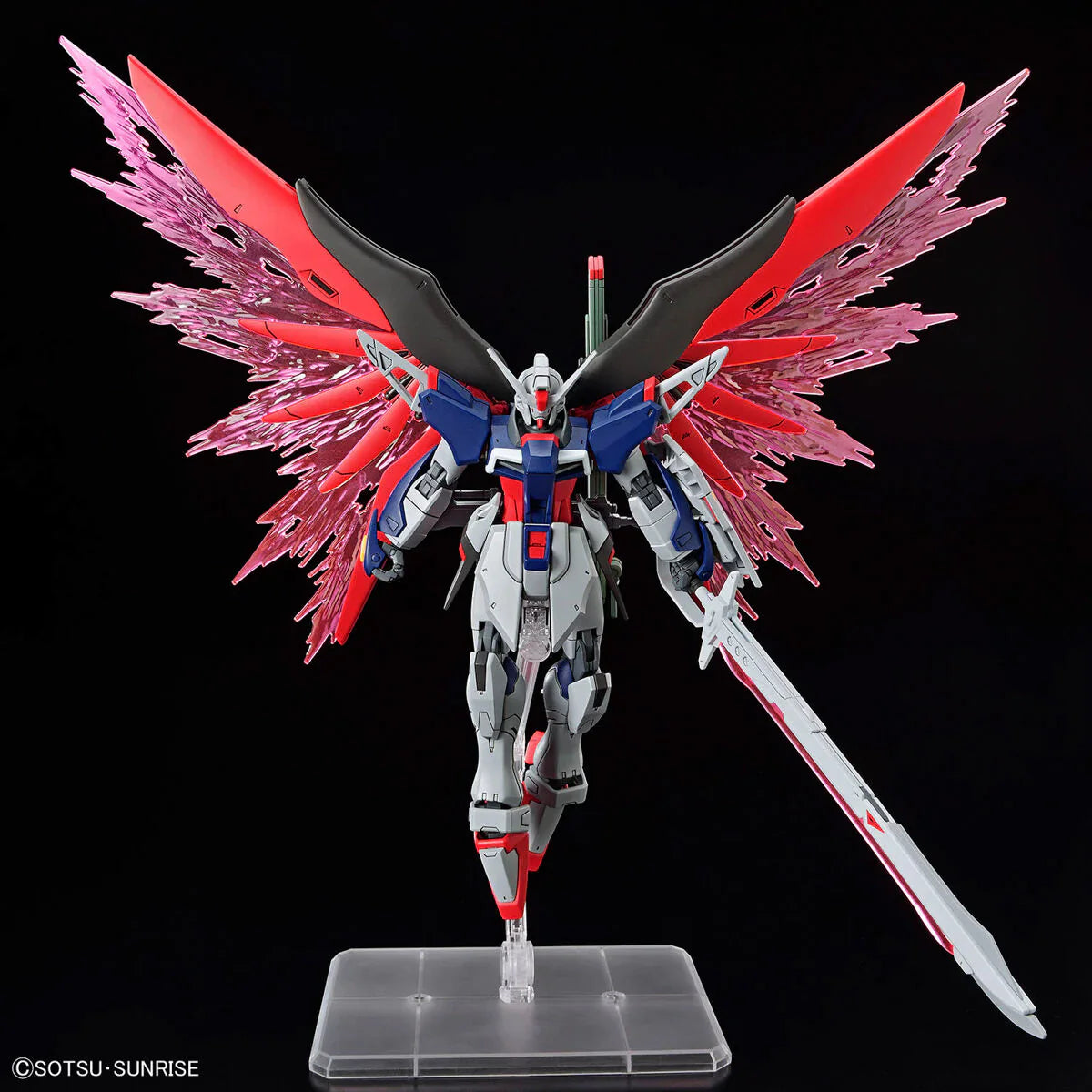Bandai HGCE DESTINY GUNDAM Spec II & ZEUS SILHOUETTE