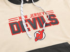 New Jersey Devils NHL Unisex Reverse Terry Retro Premium Hoodie