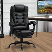 Declan Executive Office Chair with 7-Point Massage and Reclining Features-Black