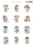 Marianne Design A4 Cutting Sheet - Hetty's Mini's - Summer Snoesjes