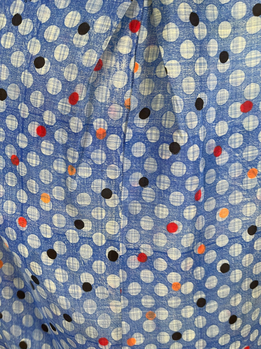 PRC6551 Avatar Pure Silk Self Pocket Tunic Dress