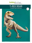 T-Rex Roar - A Foundation Paper Piecing Quilt Pattern from Hobbs Designs #109