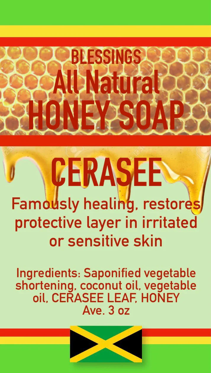 ALL NATURAL HONEY CERASEE FACE & BODY BAR
