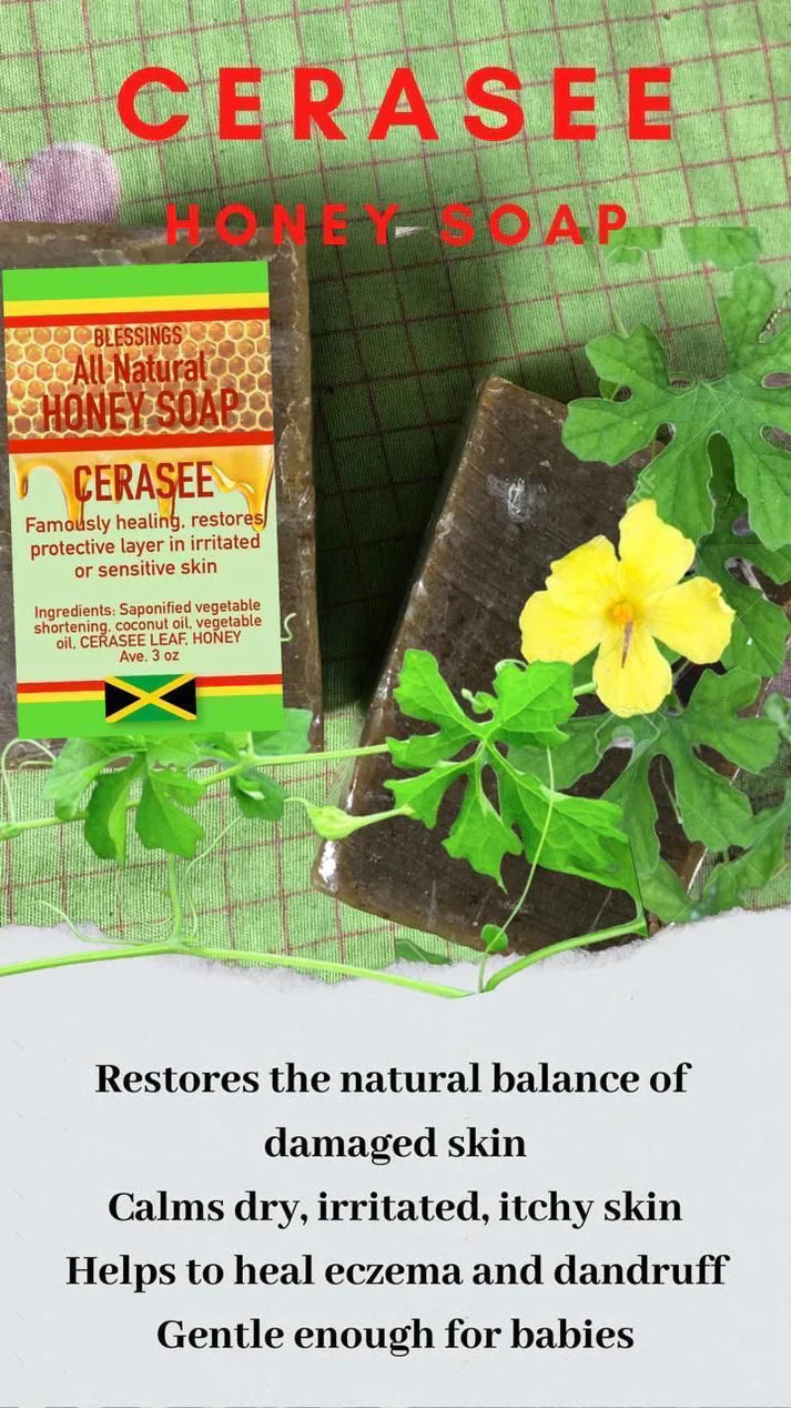ALL NATURAL HONEY CERASEE FACE & BODY BAR