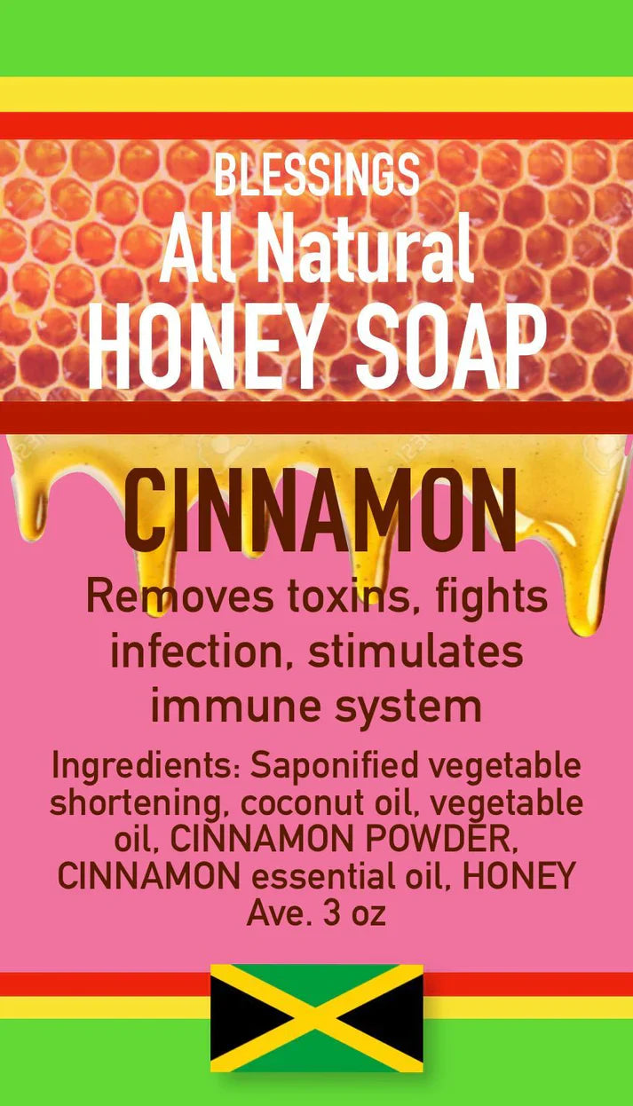 ALL NATURAL HONEY SOAP CINNAMON FACE & BODY