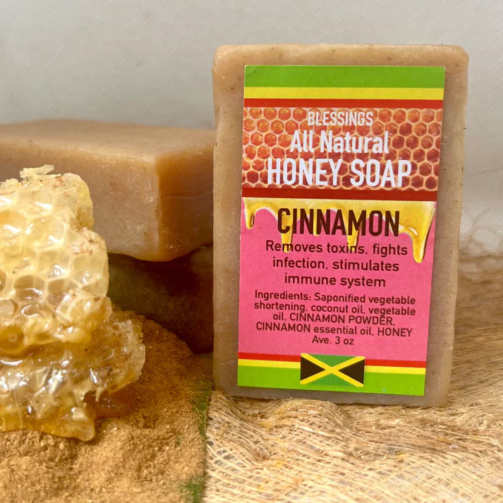 ALL NATURAL HONEY SOAP CINNAMON FACE & BODY