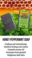 ALL NATURAL HONEY PEPPERMINT FACE & BODY BAR
