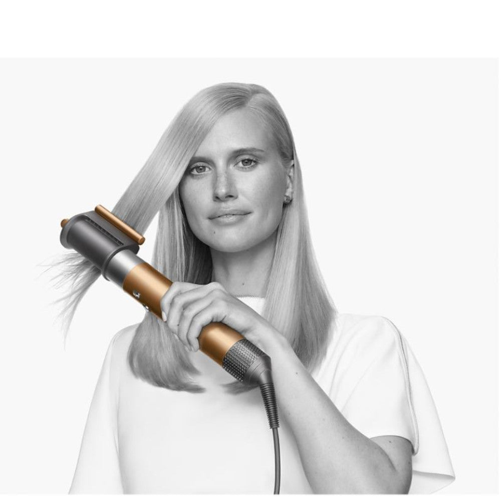 DYSON OFFICIAL OUTLET Airwrap Multi-Styler and Dryer Complete (Nickel/Copper) - Dyson refurbished (Excellent) with 1 year warranty - HS05